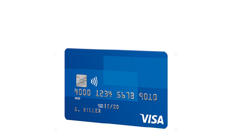 Gambar Kartu Visa pembayaran tanpa sentuh