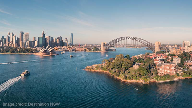 Gamabr keindahan kota Sydney yang bisa di nikmati pada saat travel ke Sydney